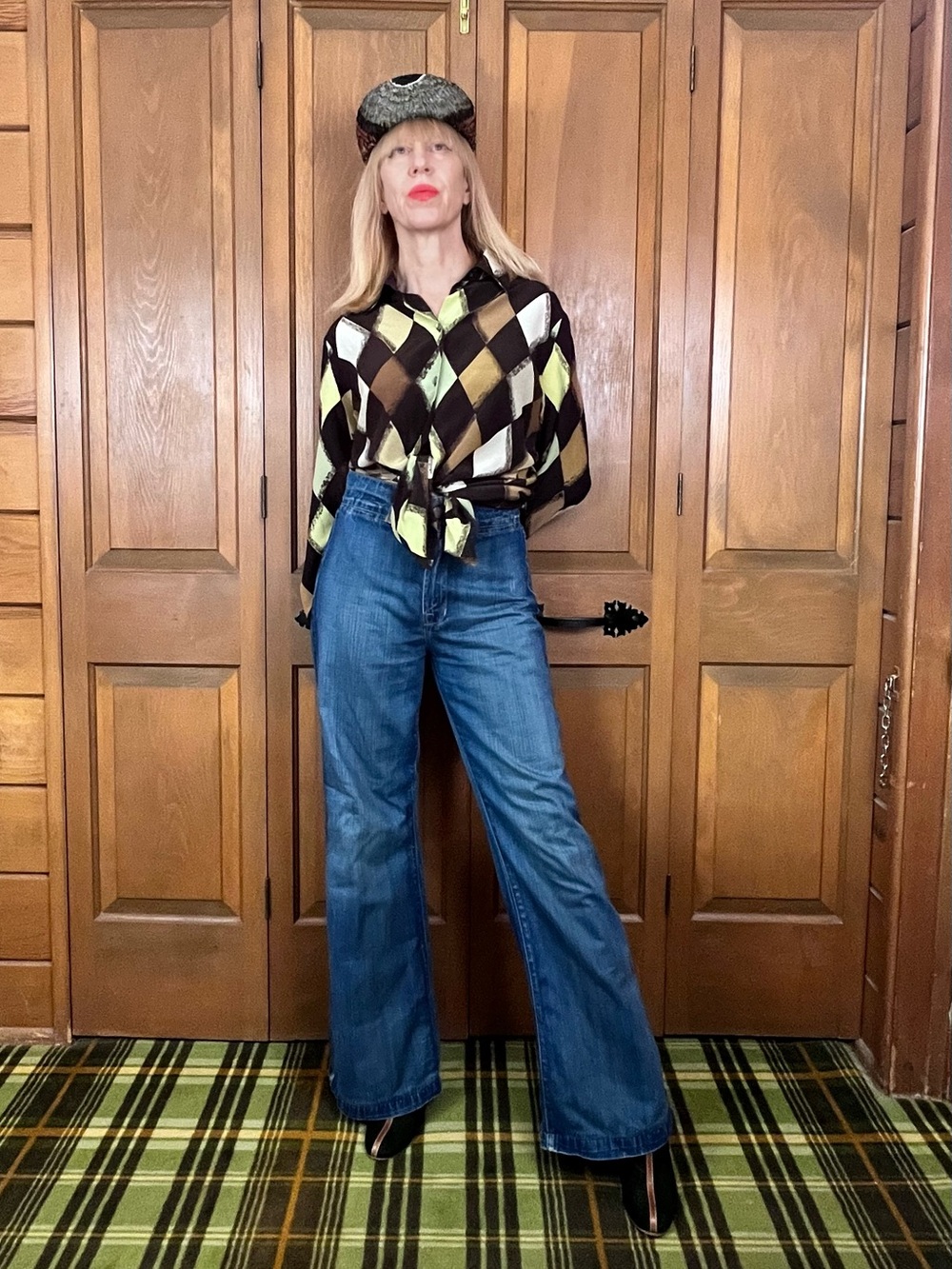 silk vintage blouse